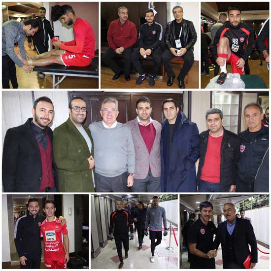 مهدی جهانی در رختکن ارتش سرخ