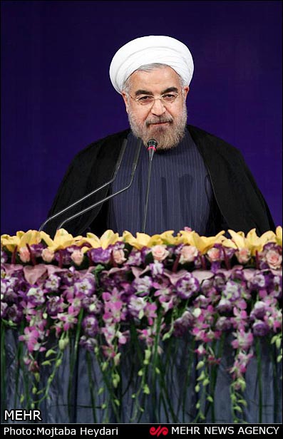 عکس: اولین نشست خبری حسن روحانی