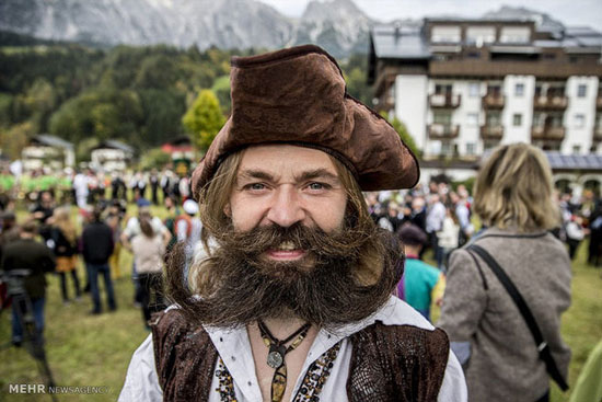 مسابقه ریش‌های عجیب و غریب در اتریش