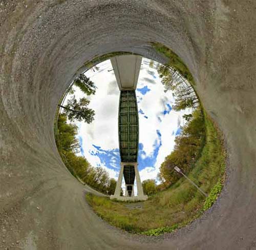این عکس‌های عجیب 360 درجه‌ای