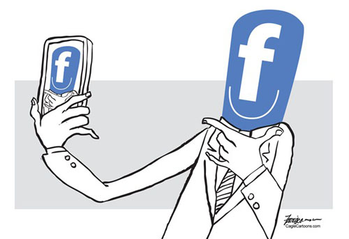 حریم خصوصی فیس بوکی/کاریکاتور