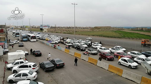 ترافیک سنگین در مبادی ورودی و خروجی البرز