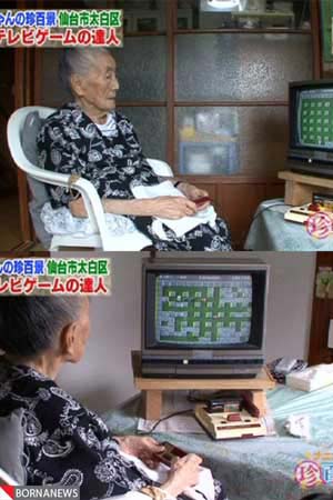 مادربزرگ 99 ساله استاد بازی‌ کامپیوتری