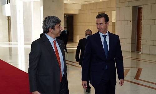 تاکید بشار اسد بر روابط «بردارانه» سوریه و امارات