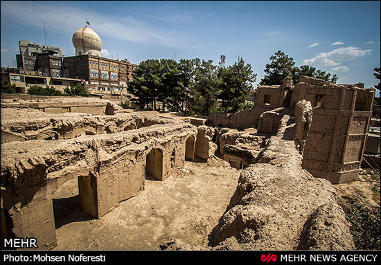 تصاویری دردناک از ارگ باستانی بهارستان