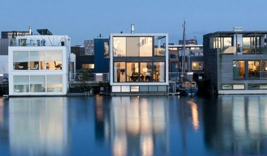 خانه‌های شناور هلند، شگفتی معماری شهری