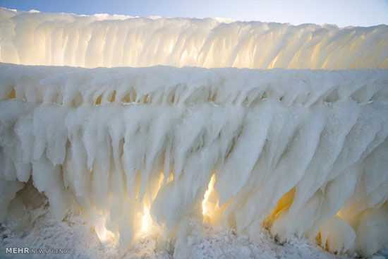 عکس: یخبندان در میشیگان آمریکا