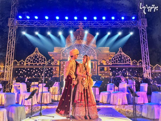 یک جشن عروسی در هندوستان +عکس