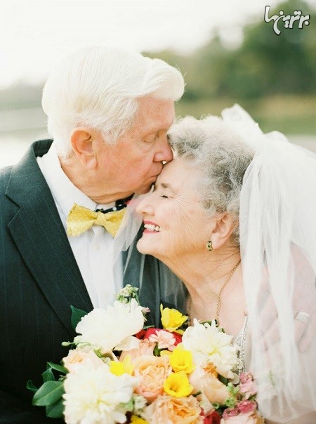 شصت و سومین سالگرد ازدواج زوج عاشق
