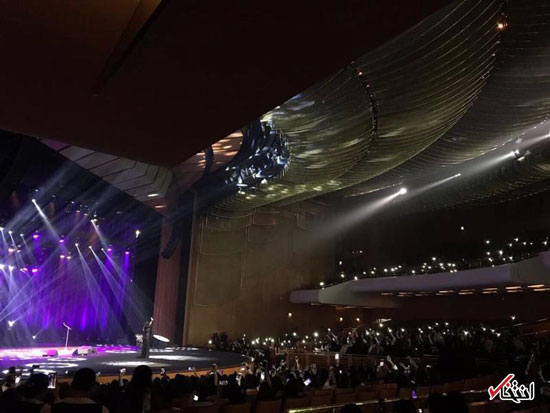 اولین کنسرت خواننده معروف زن در عربستان