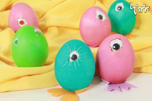 ایده نوروزی: تخم‌مرغ رنگی‌های کودکانه