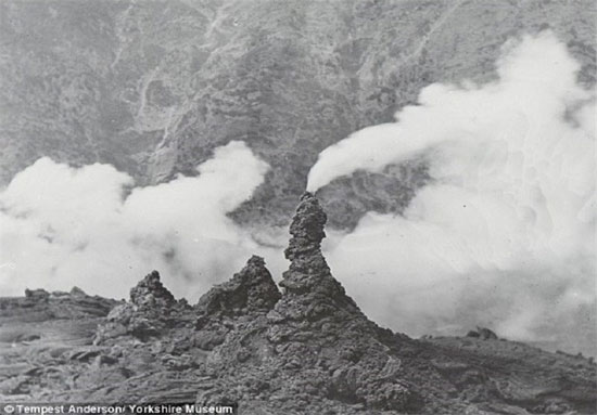 فوران آتشفشان ها در ۱۲۰ سال پیش