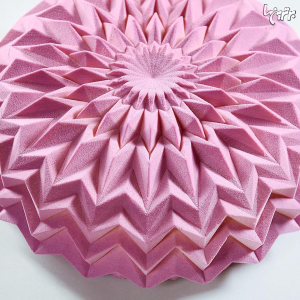 کیک‌های هندسی باورنکردنی با الهام از اریگامی