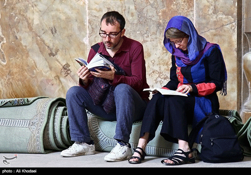 عکس: گردشگران خارجی در اصفهان