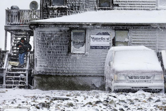 عکس: برف آمریکا را فلج کرد