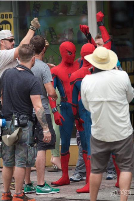 عکس هایی از پشت صحنه «مرد عنکبوتی»