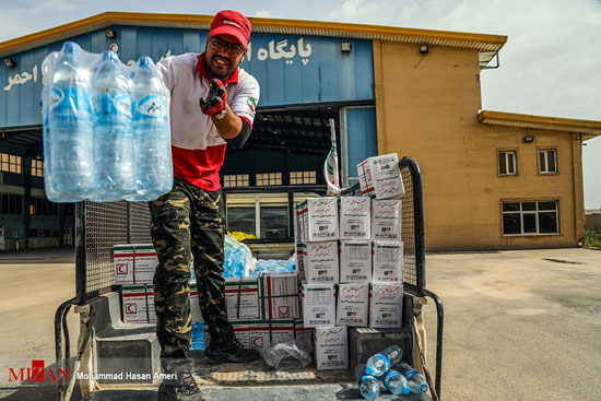 امدادرسانی به مناطق در محاصره سیل خوزستان