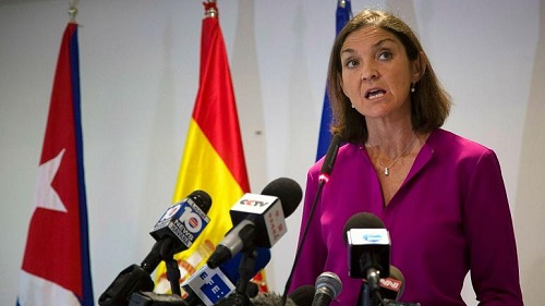 تهدید وزیر اسپانیایی با نامه حاوی چاقوی خونین