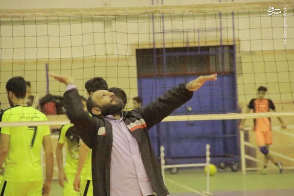 اسپک به شیوه امام جمعه‌ی والیبالیست لنگرود