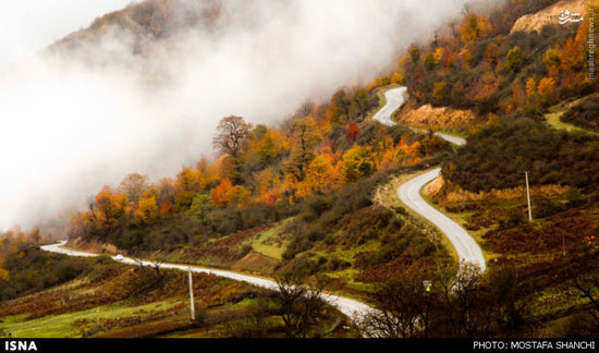 عکس طبیعت پاییزی مازندران