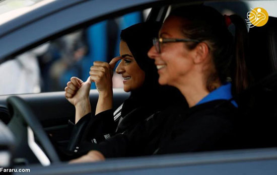 هیجان زنان عربستانی در مراکز آموزش رانندگی