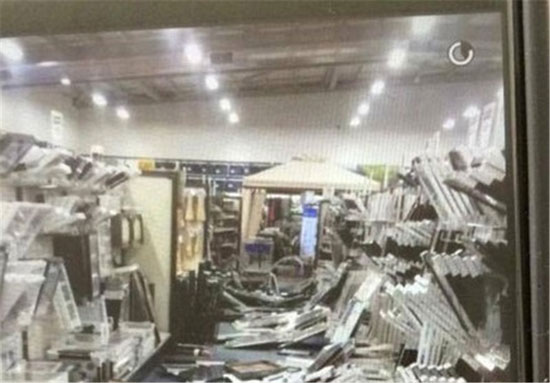 تصاویری از لحظه وقوع زلزله در نیوزیلند