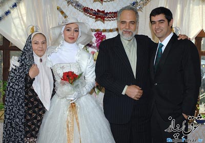 عکس های ازدواج شهاب حسینی و الهام حمیدی در یک سریال