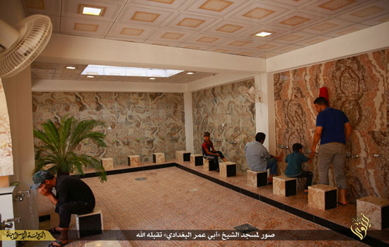 تصاویری از افتتاح مسجد ابوعمر البغدادی