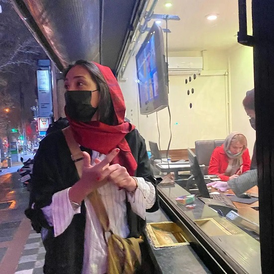 تصاویری تازه از هدیه تهرانی به بهانه اکران یک فیلم
