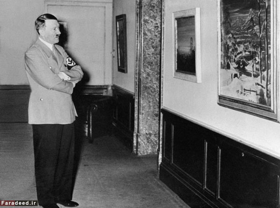 تصاویری از نقاشی‌های «آدلف هیتلر»