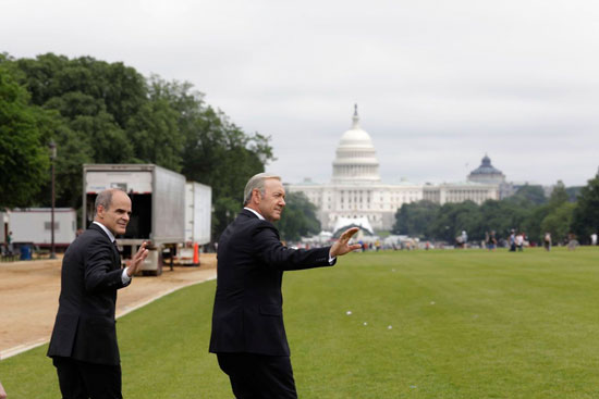 «کوین اسپیسی» در برابر عکاس رسمی کاخ سفید!