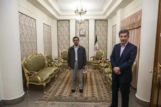 دفترهای کار احمدی‌نژاد در 40 روز اخیر+عکس