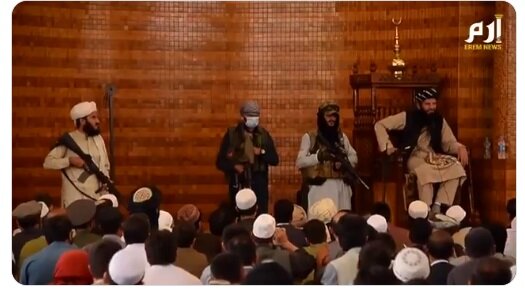 طالبان اولین نماز جمعه افغانستان را برگزار کرد