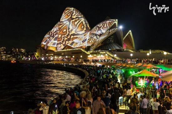 جشنواره نور و موسیقی سیدنی +عکس
