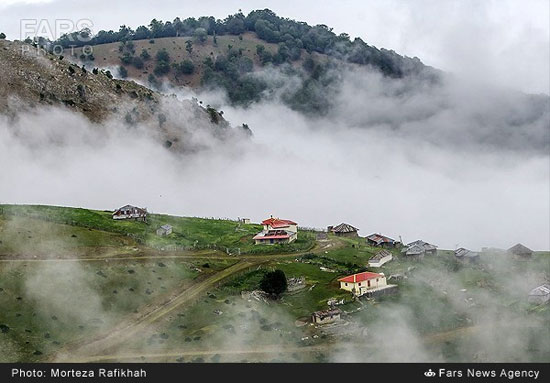 طبیعت جاده اسالم به خلخال