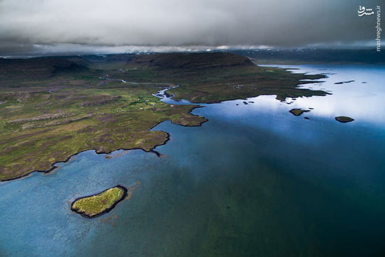 تصاویر هوایی بی نظیر از ایسلند