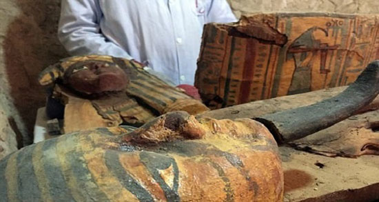 کشف هشت مومیایی 3500 ساله در دره پادشاهان مصر