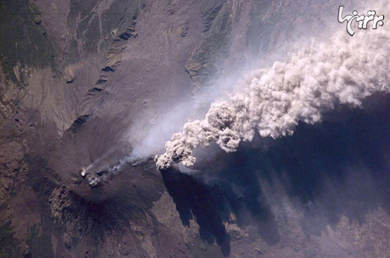 قدرت شگفت انگیز آتشفشان‌ها را از فضا ببینید