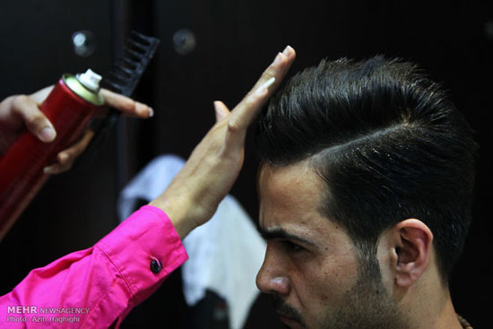 تصاویری از آرایشگاه مردانه به سبک ایرانی