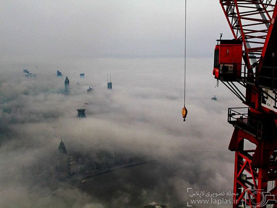 عکس: شانگهای از ارتفاع 610 متری