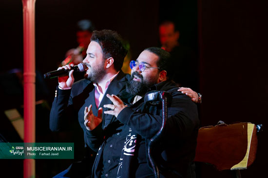 صادقی و عبدالمالکی در کنسرت مشکی‌پوشان