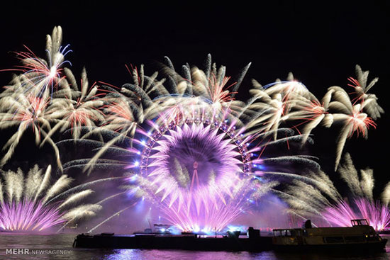 جشن سال نو در نقاط مختلف جهان