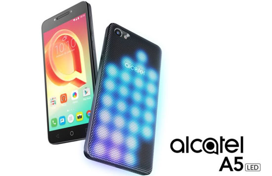 آلکاتل گوشی A5 LED خود را معرفی کرد