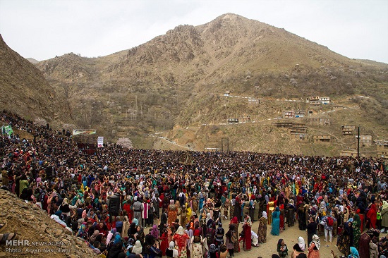 جشن نوروز در روستای تنگی سر کردستان