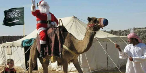 برگزاری جشن کریسمس در عربستان برای اولین بار