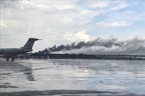 سقوط هواپیما در مکزیک؛ سرنشینان نجات یافتند