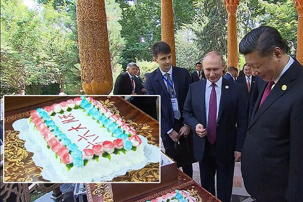 جشن تولد پوتین برای جینپینگ در «دوشنبه»