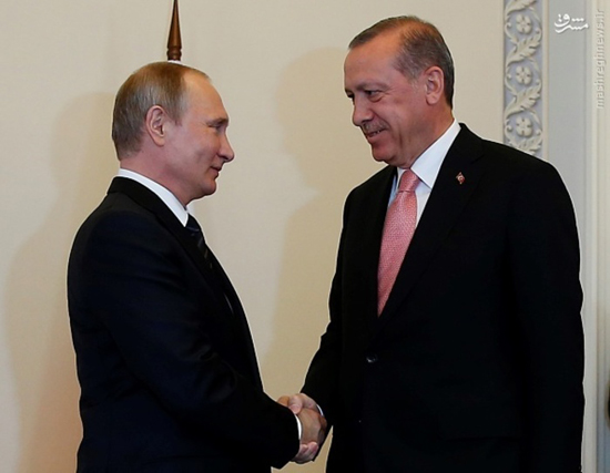 اولین دیدار پوتین و اردوغان بعد از کودتا
