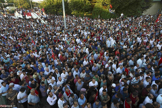 عکس: اردوغان در جمع مردم