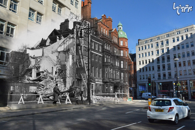 عکس های دیدنی ترکیبی از لندن جدید و قدیم